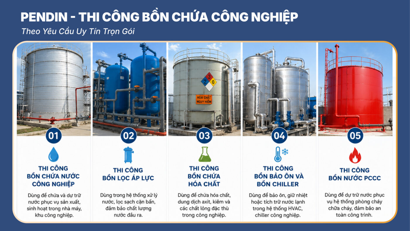Thi Công Bồn Chứa