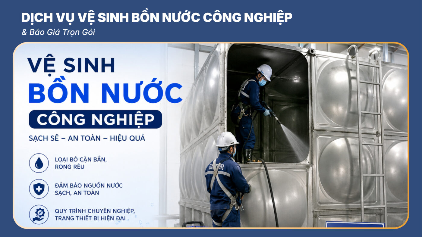 Vệ Sinh Bồn Nước Công Nghiệp