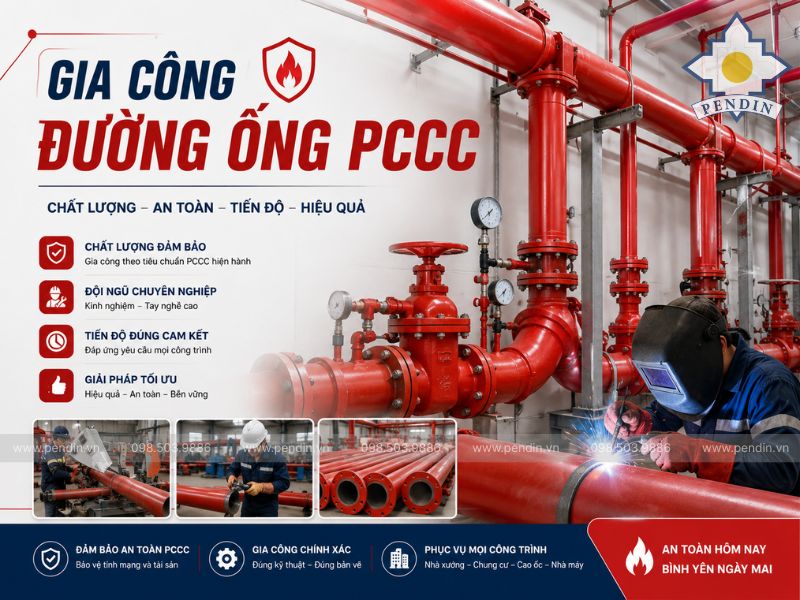 Gia Công Đường Ống PCCC