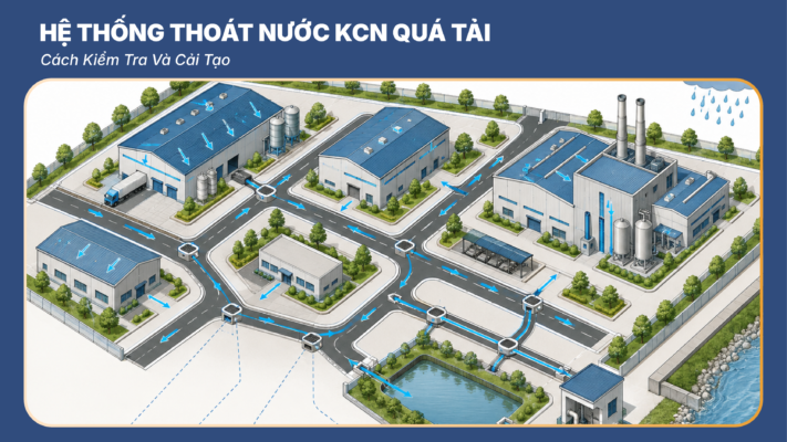 Hệ Thống Thoát Nước KCN Quá Tải