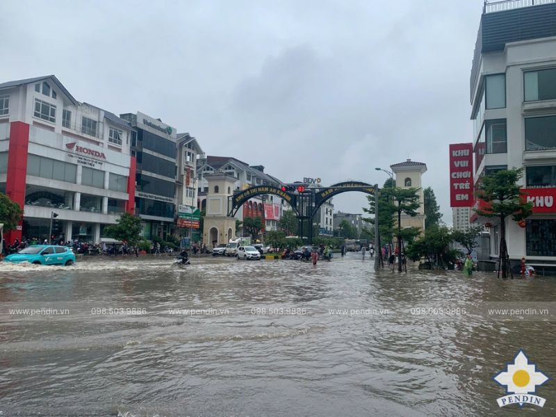 Ngập nội khu đô thị Hà Đông