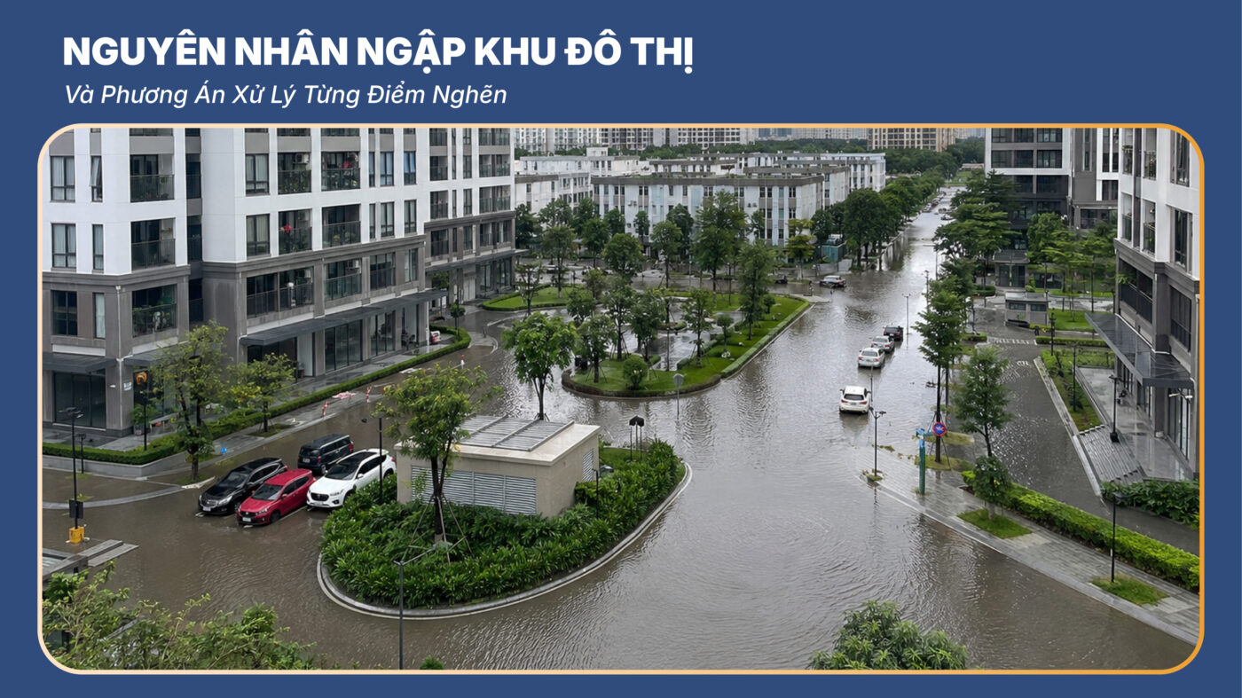 Nguyên Nhân Ngập Khu Đô Thị