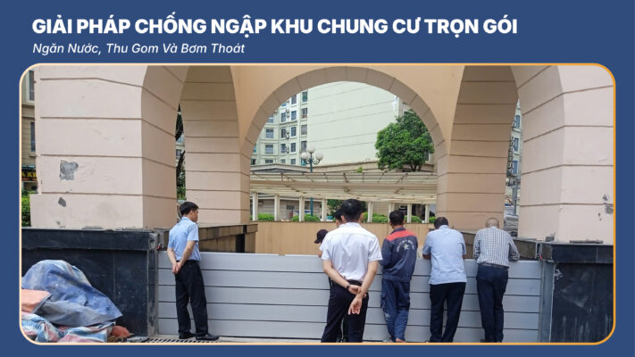 giải pháp chống ngập khu chung cư trọn gói