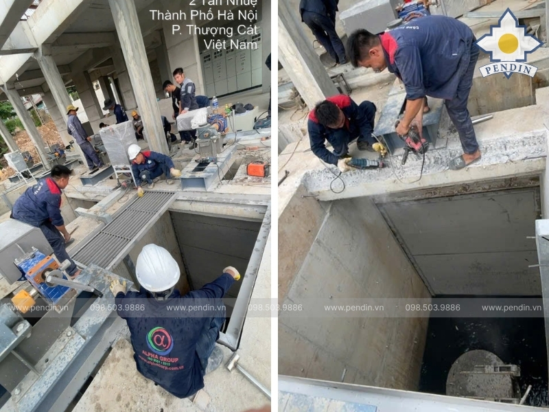 Cải tạo trạm bơm Dự án Thụy Phương 1