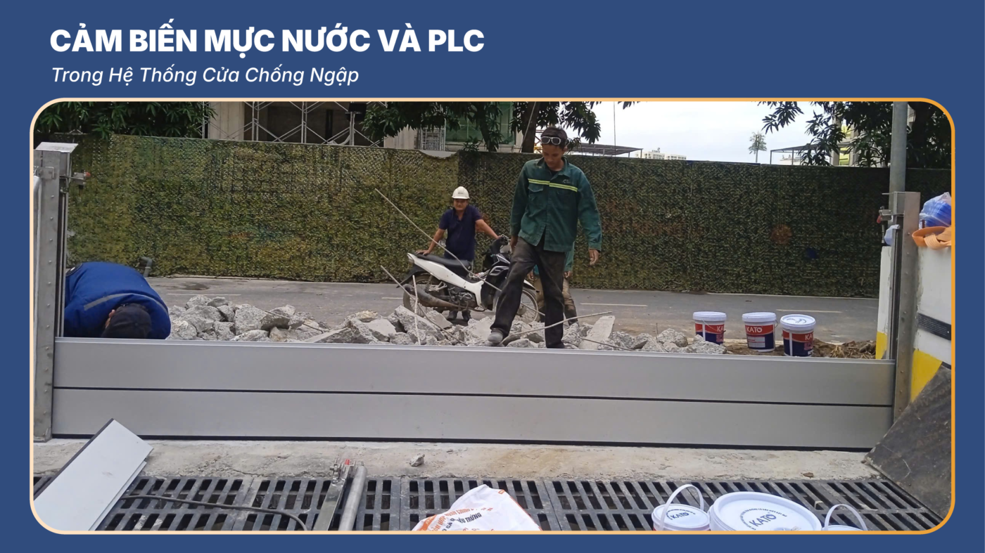 Cảm Biến Mực Nước Và PLC