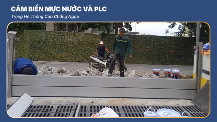 Cảm Biến Mực Nước Và PLC