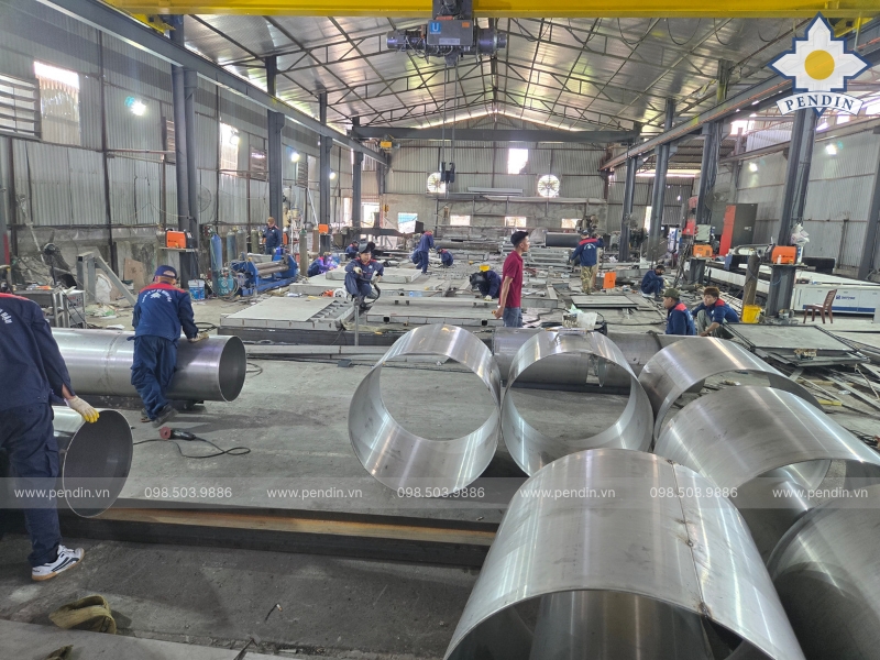 Gia công ống lồng bơm