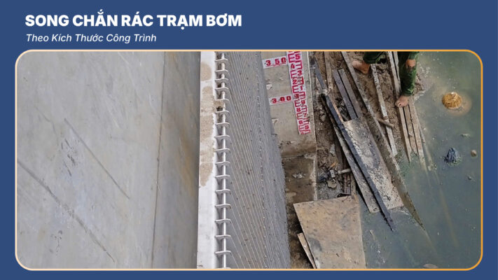 Song Chắn Rác Trạm Bơm
