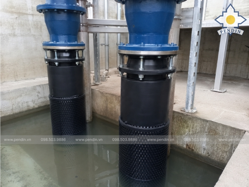 ống lồng bơm lắp tại cụm hút