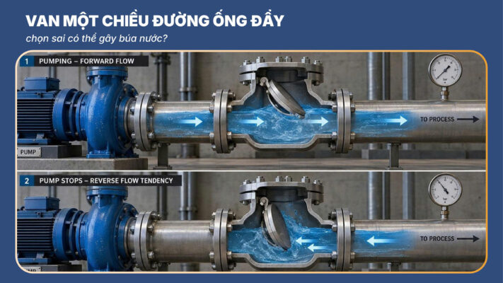 Van một chiều đường ống đẩy