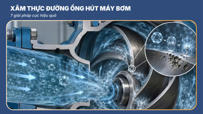 Xâm thực đường ống hút máy bơm