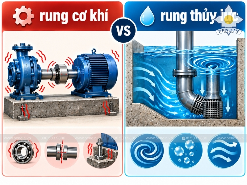 phân biệt rung do cơ khí và rung